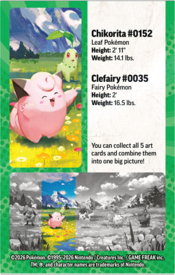 Mega Evolution Ascended Heroes Mini Tin - Clefairy/Chikorita