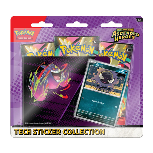 Mega Evolution Ascended Heroes - Tech Sticker Collection Gastly