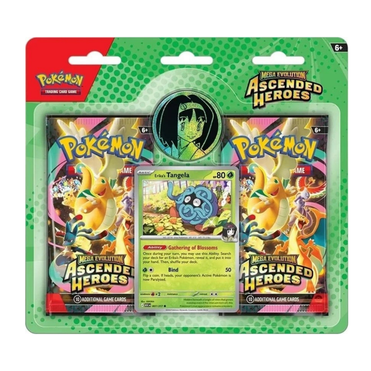 Mega Evolution Ascended Heroes - Trainer's 2 pack Blister - Erika's Tangela